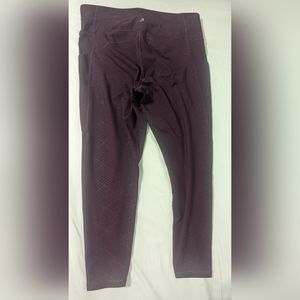 GapFit Legging (L) Burgundy